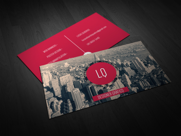 Business Card by Lucas Quadros in Showcase of 50 Creative Business Cards