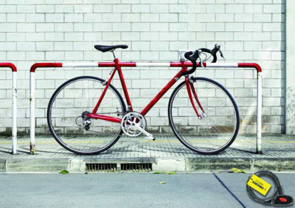 自行車創意廣告設計素材