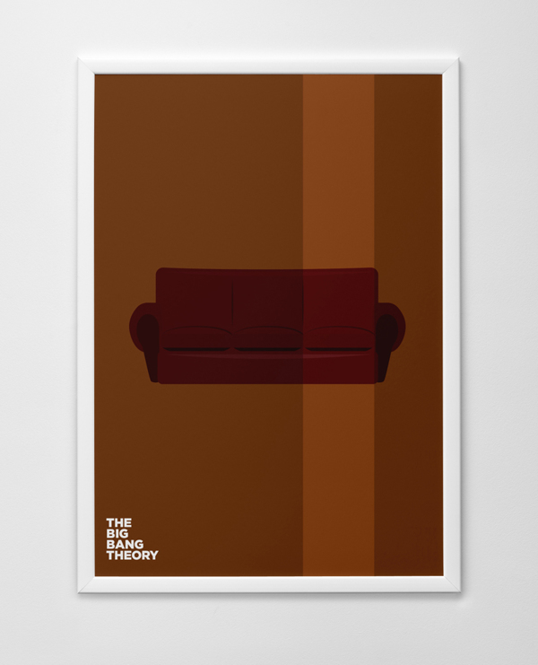 The Big Bang Theory Minimalist Posters by Kareem Magdi in Showcase of Minimal Movie Posters #4