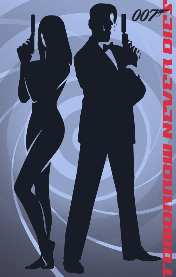 James Bond 007 by Rolando Miguel Soberon in Showcase of Minimal Movie Posters #1