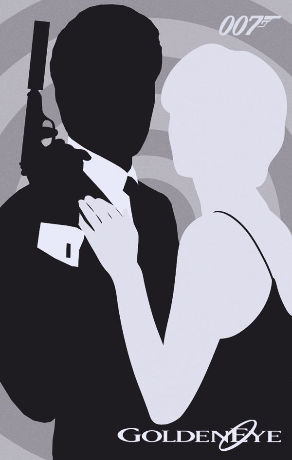 James Bond 007 by Rolando Miguel Soberon in Showcase of Minimal Movie Posters #1