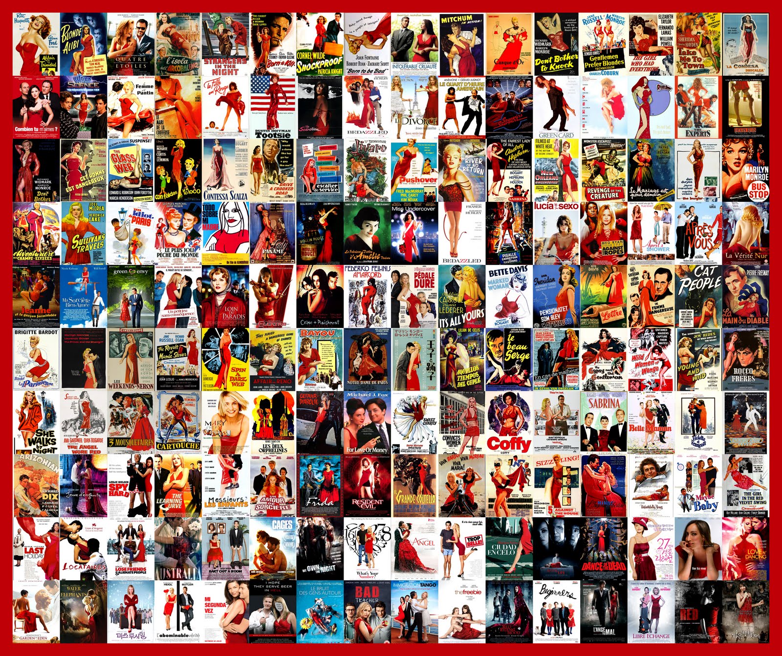 les robes rouges du cinema 怒贊！好萊塢電影海報設計模式