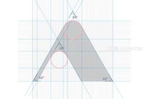 標志設計技巧之輔助線的使用   三聯教程