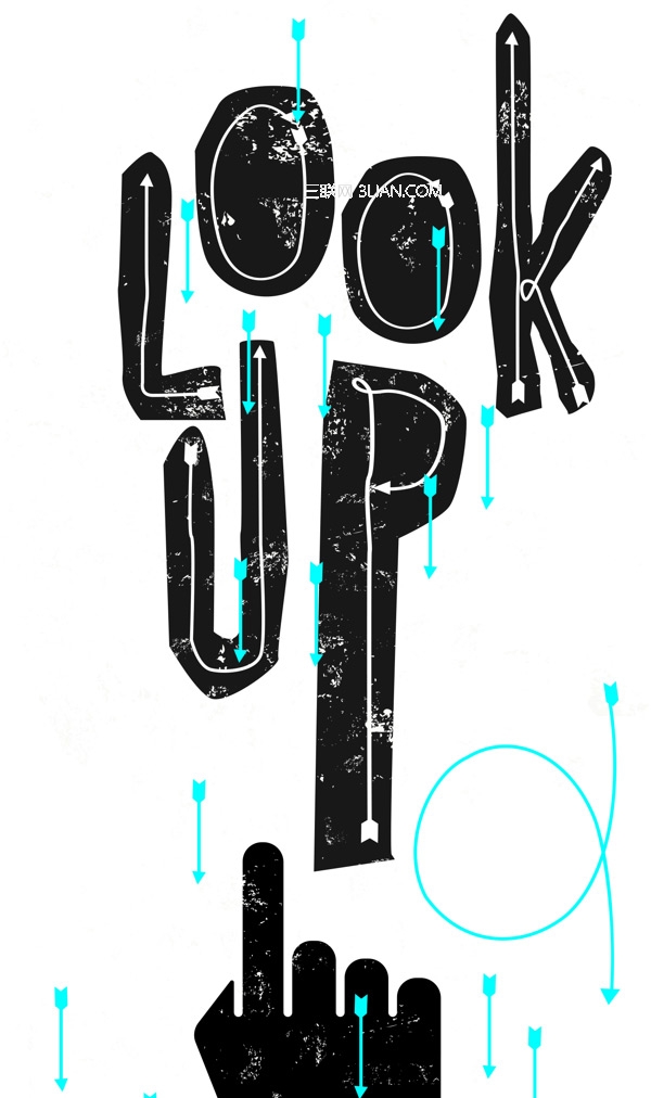 Look Up free font by filiz sahin in Web Design Inspirational Cocktail #5