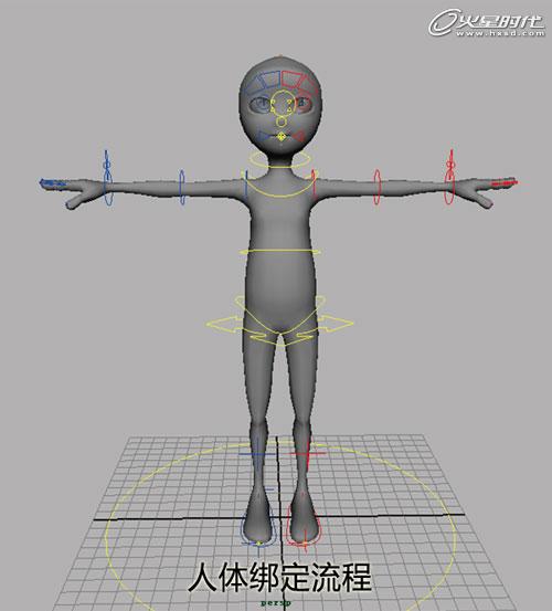 MAYA角色綁定-人物角色綁定 腳本之家 MAYA角色動畫教程