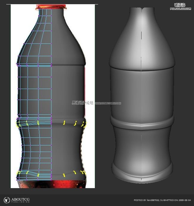 Maya建模教程：打造最逼真的可樂瓶子(2),PS教程,思緣教程網