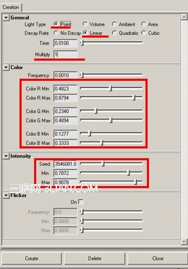 PLCS高級粒子燈光創建工具包使用教程——發射燈光