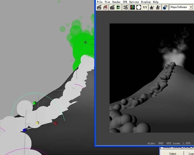 MAYA粒子教程：制作火山噴發動畫效果