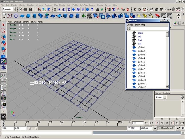 Maya制作翻板動畫