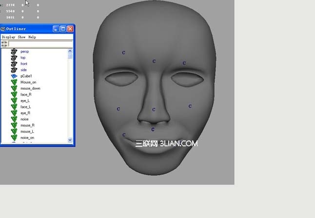 Maya制作臉部表情的動畫教程