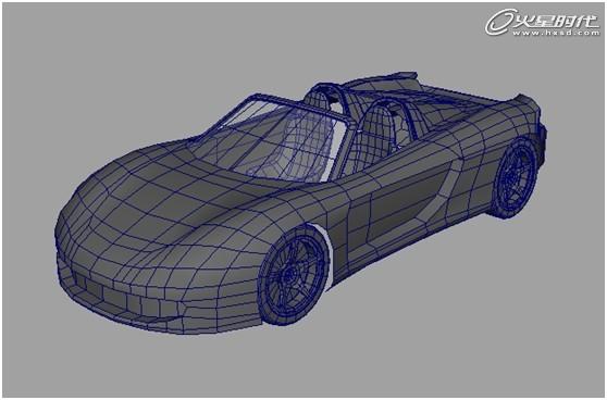Maya制作保時捷汽車解析 三聯