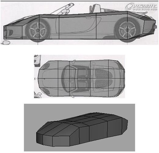 Maya制作保時捷汽車解析