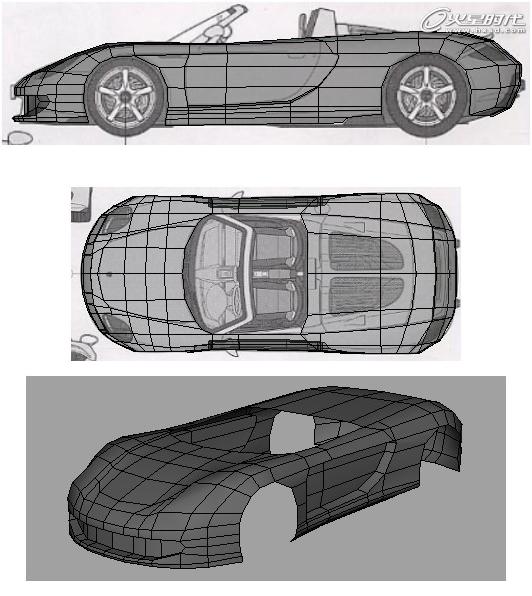 Maya制作保時捷汽車解析