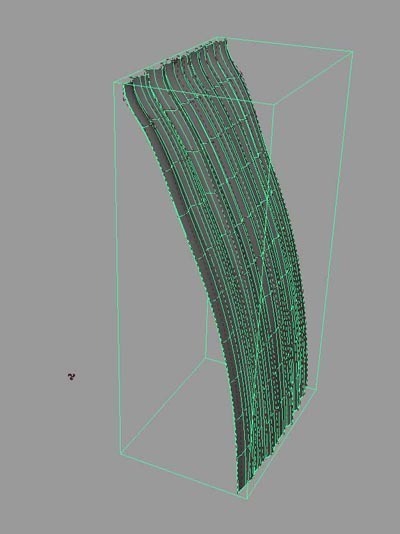 MAYA制作窗簾的動畫 