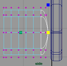 maya nurbs 汽車坐椅建模 三聯