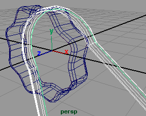 maya nurbs 汽車坐椅建模 三聯