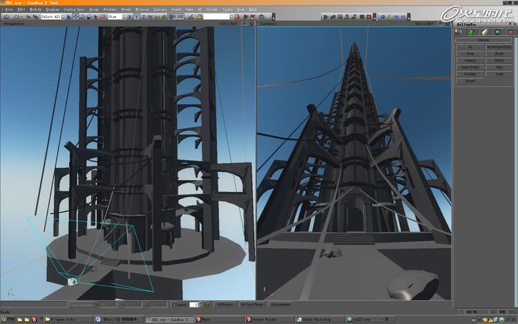 MAYA打造魔塔場景 三聯網 MAYA建模教程