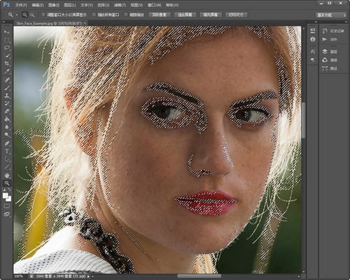 PhotoshopCS6解惑 如何使用膚色選取工具