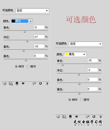 Photoshop調出草地兒童照片夢幻橙黃色