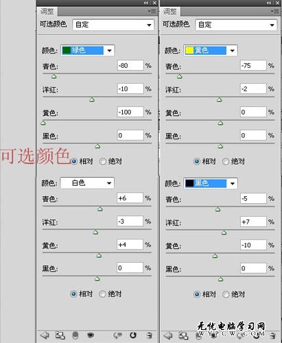 Photoshop調出草地兒童照片夢幻橙黃色