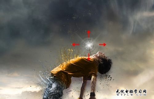 Photoshop打造科幻人物粒子化消失效果