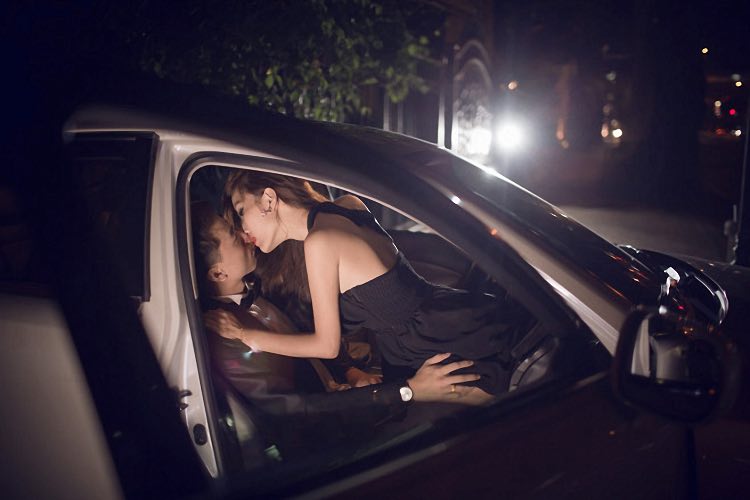 婚紗攝影的最時尚玩法:車拍 三聯