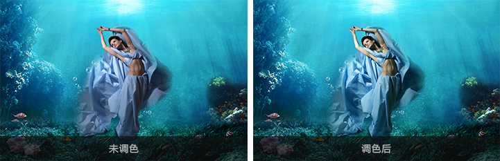 Photoshop合成唯美的水下人像設計教程