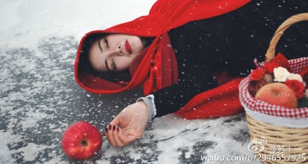 PS暗黑小紅帽雪花效果後期調色修圖思路及方法 三聯