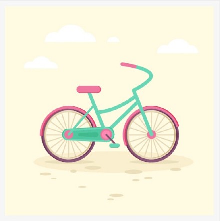 巧用Illustrator設計繪制一輛卡通自行車 三聯