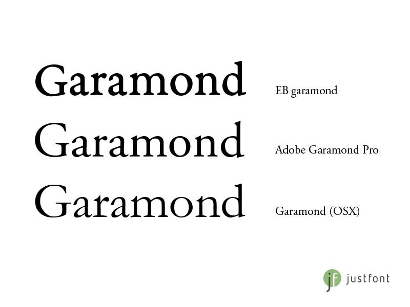 garamondcompare