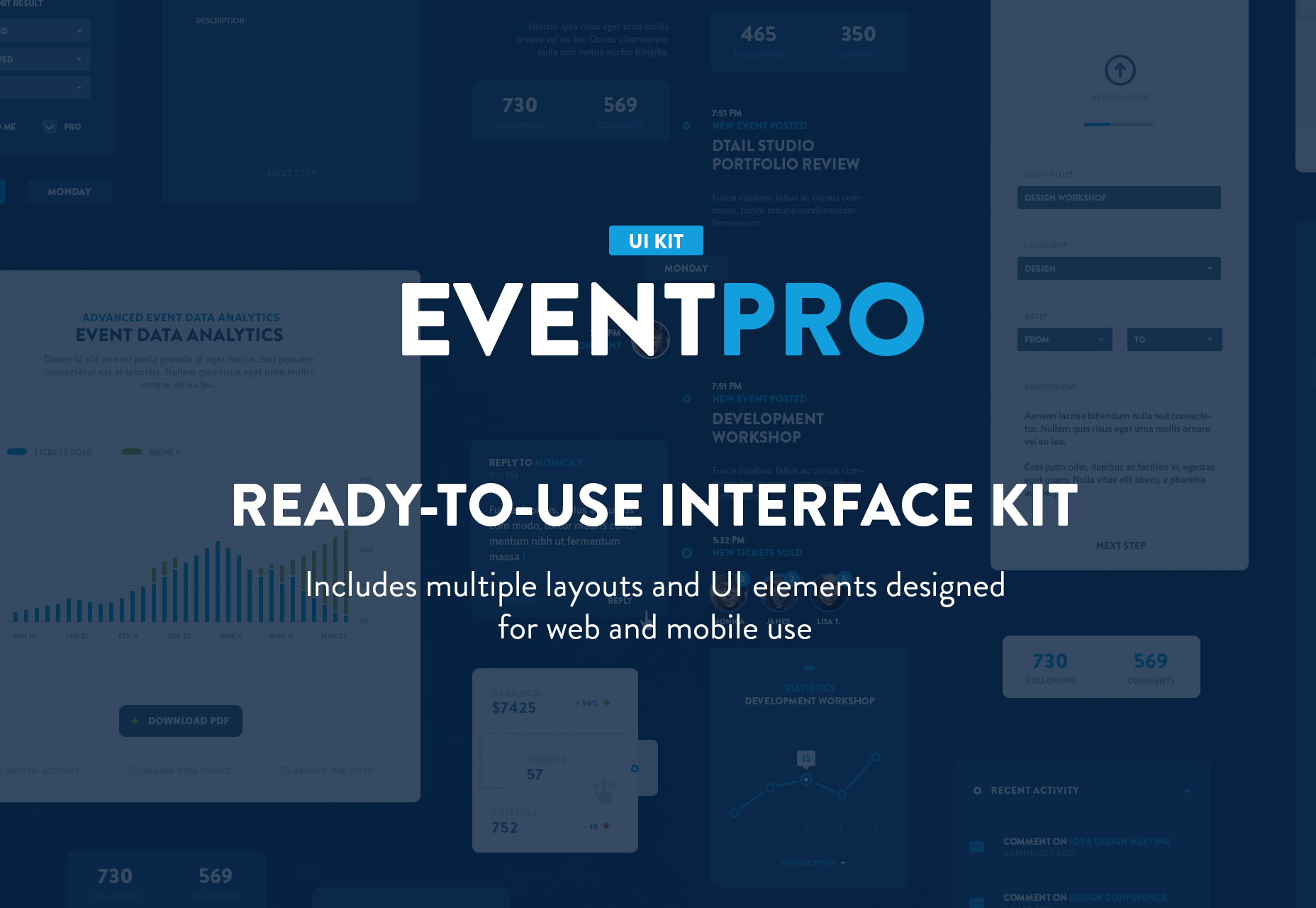 eventpro-modern-blue-ui-kit