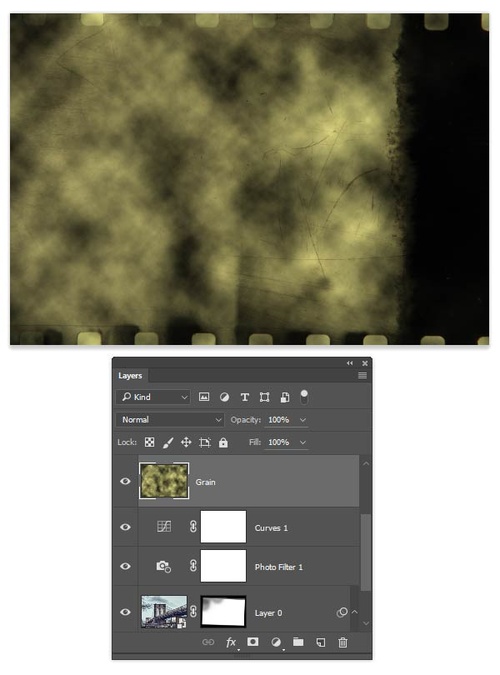 PS教程：Photoshop創建懷舊老膠卷照片