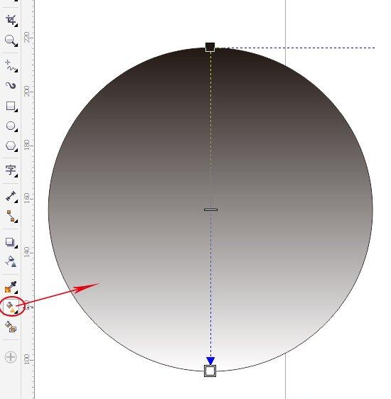 CorelDRAW X7,cdrx7漸變填充在哪,CorelDRAW X7漸變填充,cdrx7漸變色填充