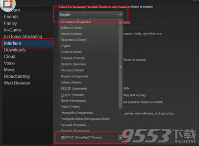 steam平台怎麼設置中文？steam中文設置方法