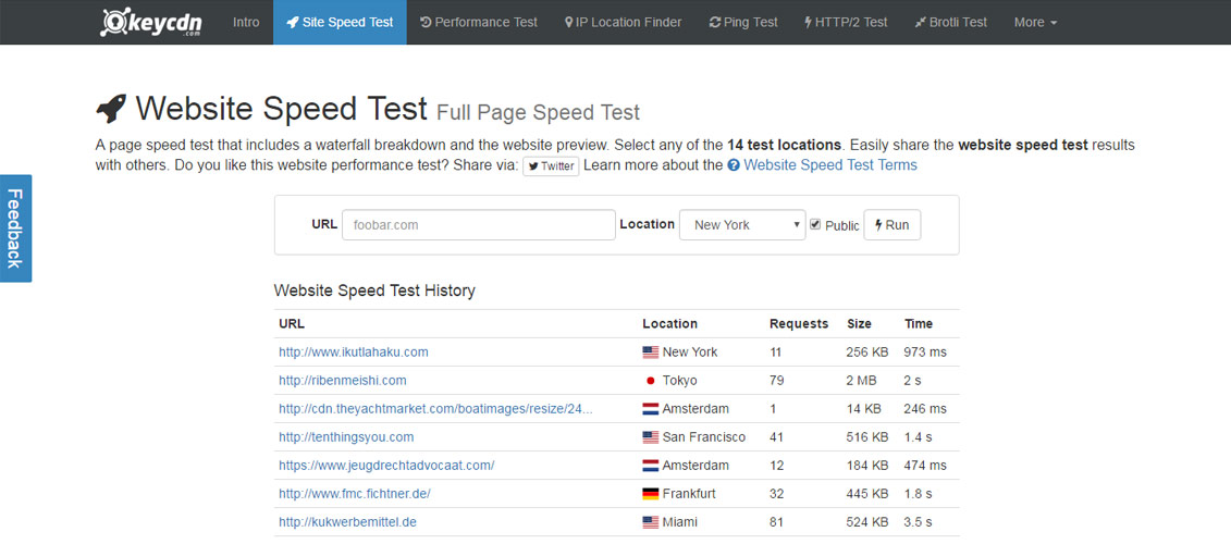 Website-Speed-Test
