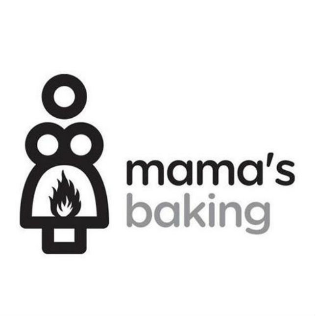 希臘品牌媽媽烘焙的 logo