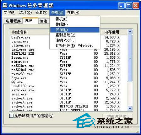  WinXP任務管理器的五種特殊作用