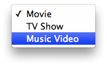  MAC系統怎麼更改iTunes中的視頻類型