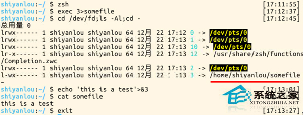 Linux系統如何重定向數據流？