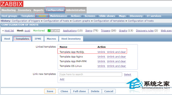 Linux利用Zabbix監控數據庫系統的步驟