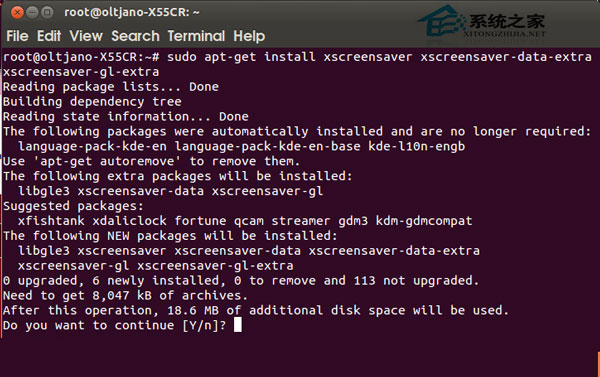  Ubuntu系統安裝屏幕保護XScreenSaver的步驟