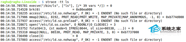 Linux系統中strace操作實例匯總