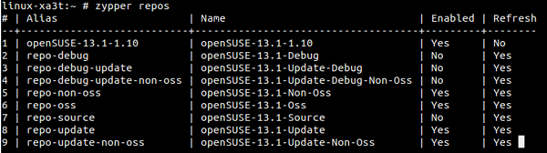  SUSE Linux系統中zypper命令用法匯總
