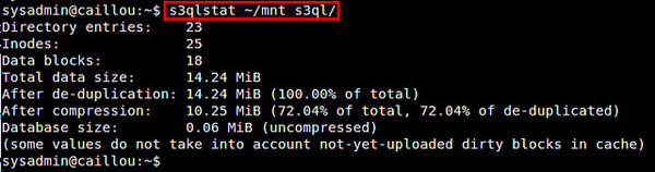  Linux使用S3QL創建加密文件系統的方法