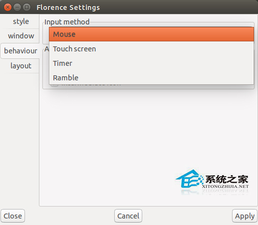  Linux使用Florence設置屏幕鍵盤操作實例