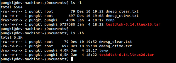  Linux ls命令操作實例匯總