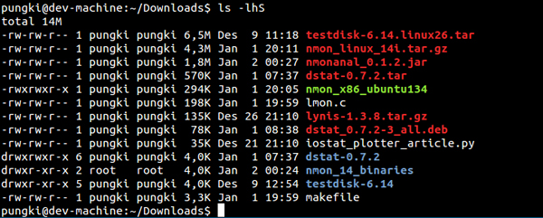  Linux ls命令操作實例匯總