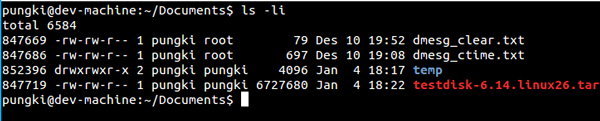  Linux ls命令操作實例匯總