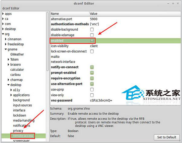  Linux Mint Cinnamon下使用vino-server配置桌面共享的步驟