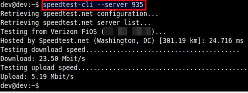  Linux命令行中網速測試方法詳解